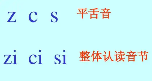 平舌 音节