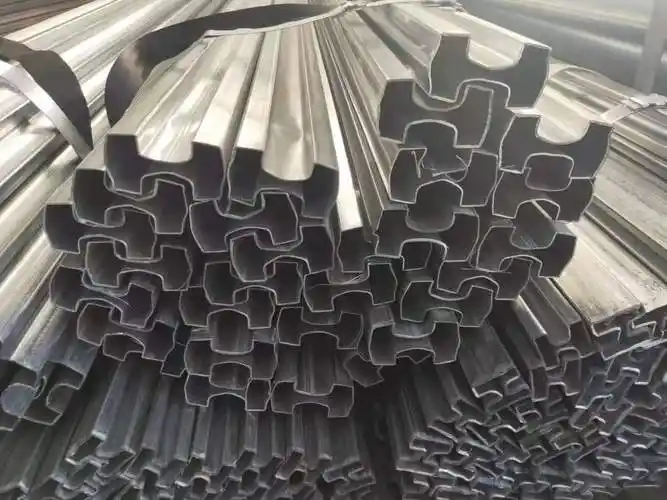 凹槽管-55*100护栏立柱凹槽管-凹槽管厂家