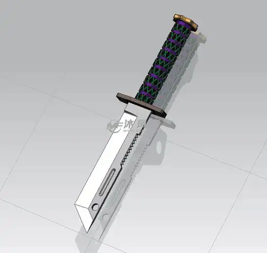 原创匕首模具 - 模具图纸 - 沐风网