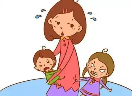 9张图道尽二胎妈妈的心酸