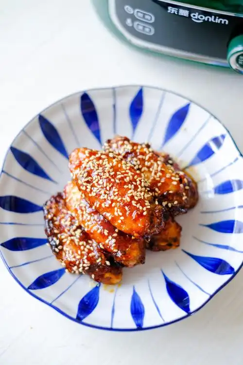 缺牙巴疯兔做的无需油炸的韩式蜂蜜鸡翅家常