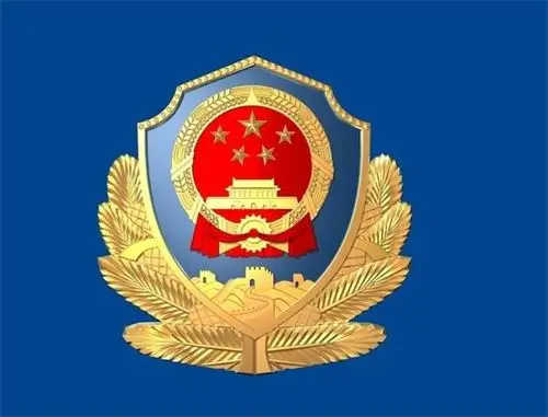 中国现行的是99式警徽.