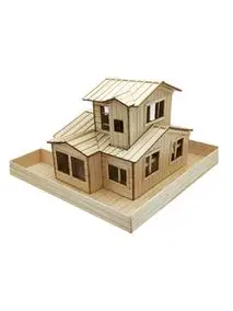 别墅棍棒拼装材料棒棍房子模型制作冰棒建筑diy手工雪糕木条玩具