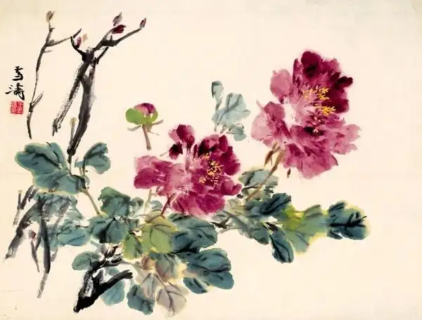 王雪涛牡丹画册