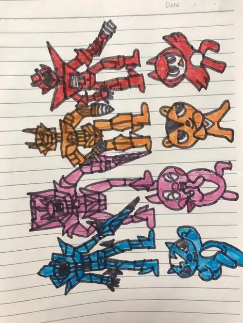 迷你特工队简笔画