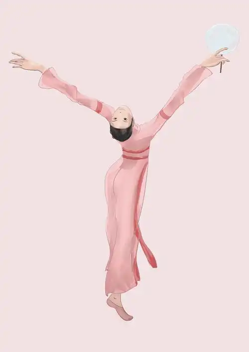 舞蹈插画