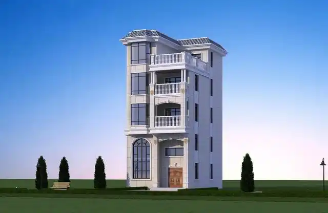 五层农村别墅设计图纸,城中村和城郊村自建楼房效果图,出租房屋