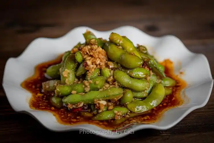 蒜蓉香辣毛豆豆