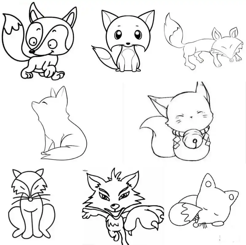 【简笔画】狐狸