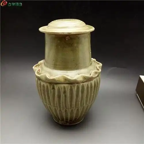 宋代越窑系茶叶罐 - 历代陶器瓷器 - 古泉社区