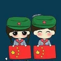 红底卡通情侣头像点击鼠标右键下载