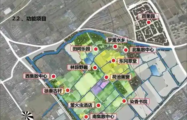 位于嘉定主城区的西北部, 是规划中的上海市先期启动的"5 2"郊野公园