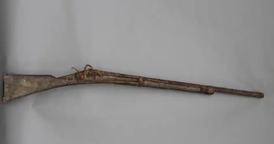 游击队战士任泽密使用过的猎枪