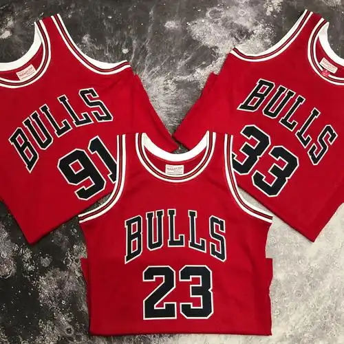 mn热压公牛队9698赛季复古球衣乔帮主皮蓬罗德曼刺绣球服-阿里巴巴