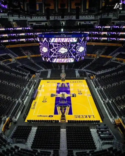 湖人队季中锦标赛地板!太酷了!|湖人|锦标赛_新浪新闻