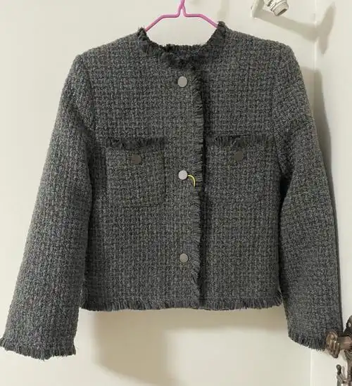 1688人鱼家小香风外套加棉版