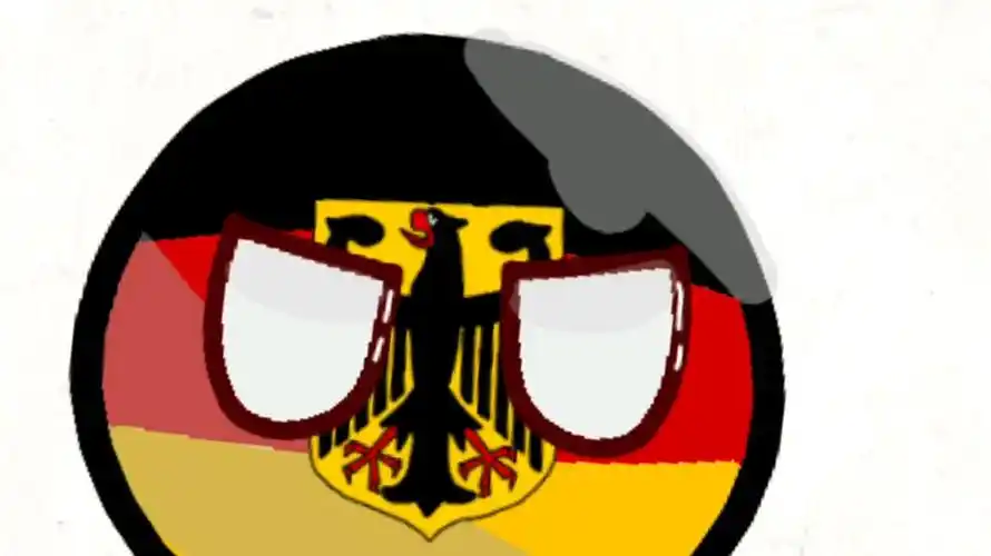 波兰球作品欣赏:西德(国徽是手描的)