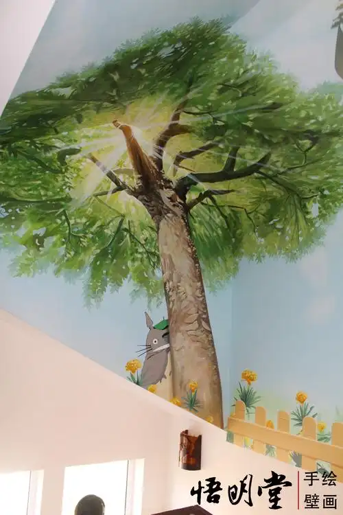 悟明堂 悟明堂手绘壁画 手绘 壁画 墙画 墙绘 手绘墙 手绘墙画 手绘