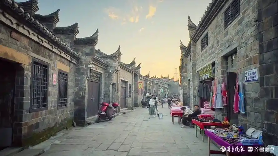 青砖黑瓦飞檐翘角,鄂东古民居长胜街_红安_七里坪镇_核心