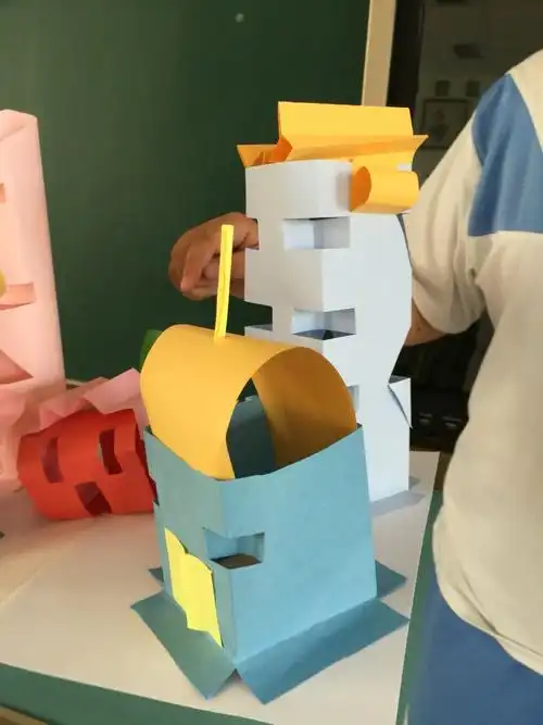 现代建筑纸模型之五四班