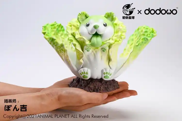hpoi现货动物星球dodowo果物精灵网红开花花菜手办