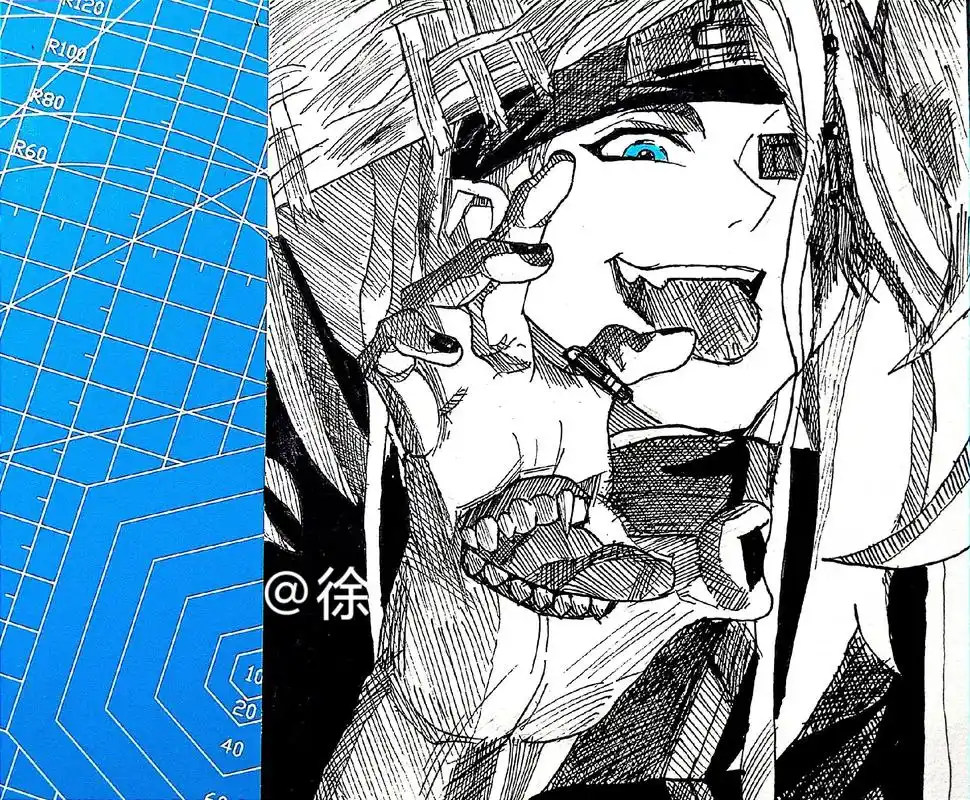 火影忍者 #迪达拉 #临摹 #手绘 我与秋风皆过客…… - 抖音