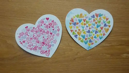 爱心贺卡 心形小卡片 祝福卡 心意卡 感谢卡