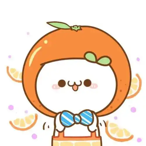 7月丨水果系列头像背景图橘子不是唯一的水果就像世间没有唯一的答案