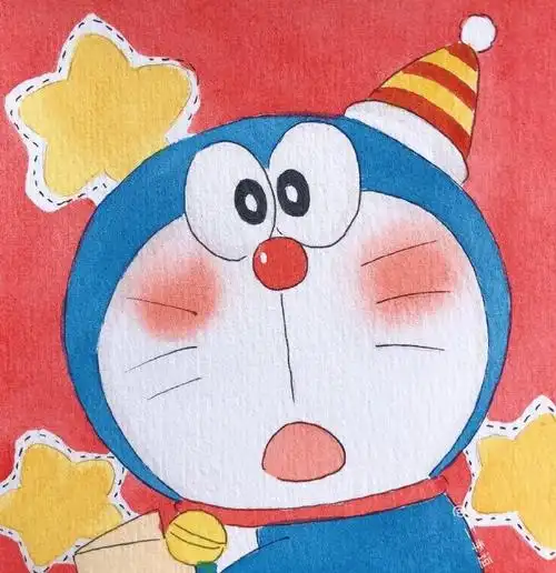 跨年文案#哆啦a梦蓝胖子新年头像