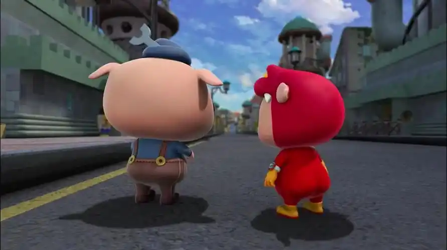 猪猪侠变身小英雄玫瑰王子的阴谋菲菲被抓