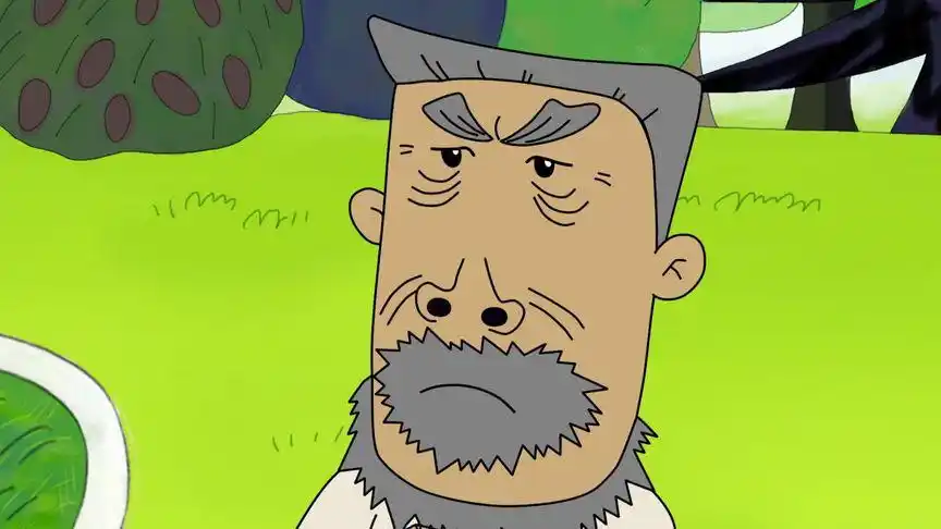 大耳朵图图5:图图爸带着孩子公园捡废品,牛爷爷看到了十分生气