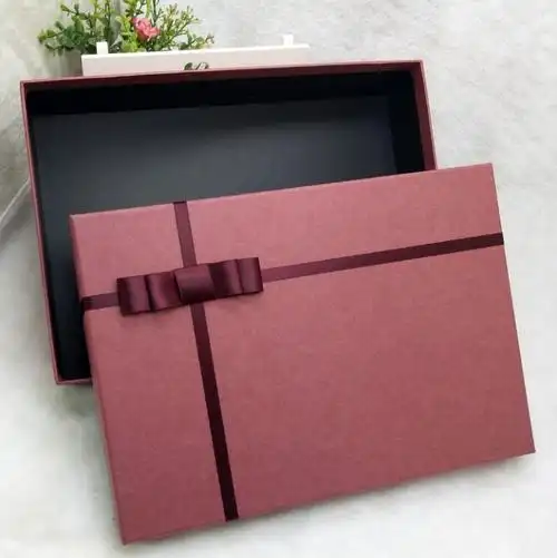 相框纸盒 超大灰色长方形相册相框礼品盒a4纸盒衬衫书本包装钱包丝巾