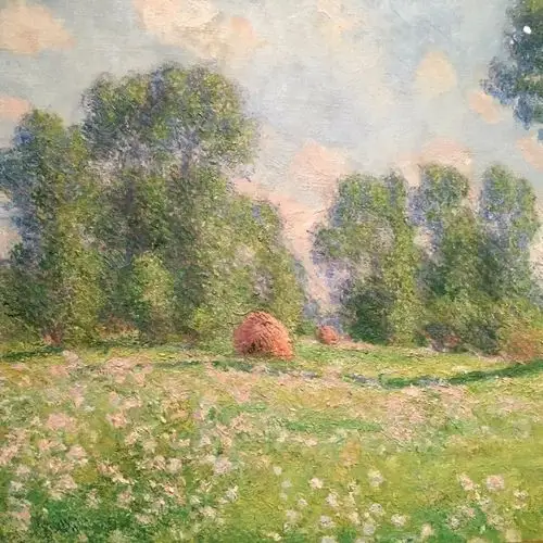 来莫奈花园般的湖畔边春日写生品味有机农场野食