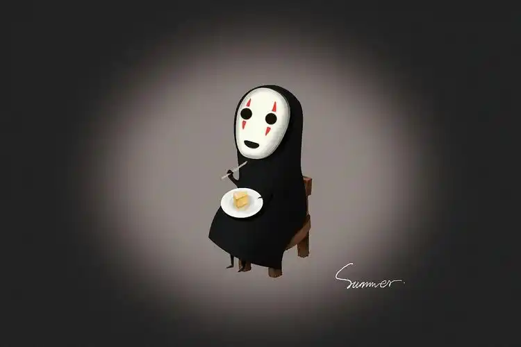 手绘无脸男|插画|创作习作|晏芝 - 原创作品 - 站酷 (zcool)