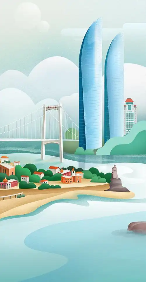 《抖音城市插画》插画—安戈力影视