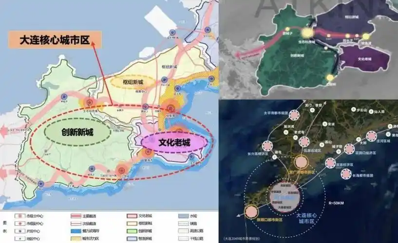 在《大连2049城市愿景规划》中,甘井子区已成功晋级,步入中心城区行列