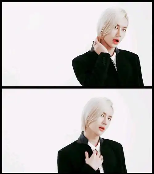 王一博金发古早照片尽显奶狗魅力