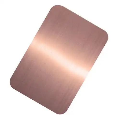 玫瑰金拉丝不锈钢板