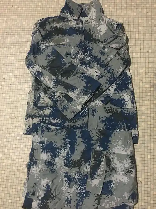 07迷彩军训服正品退伍交旧正品二手空军旧军装纯棉城市迷彩服夏