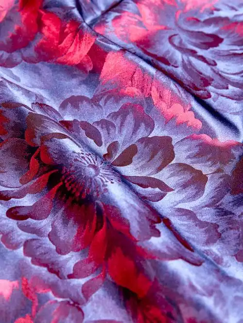 ootd95富贵红牡丹金钱草墨蓝银光深蓝蝴蝶紫色隐者金黄云纹绿树摇芳