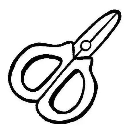 剪刀简笔画刺刀简笔画