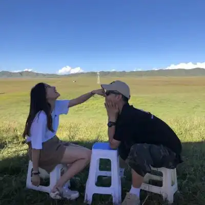 蓝色系玩网情头