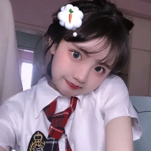 ins女头/闺蜜头像 二传标注dt女孩林柚