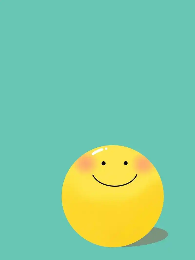 手机壁纸分享2:笑脸 之前那个尺寸没裁剪好 重新传了下