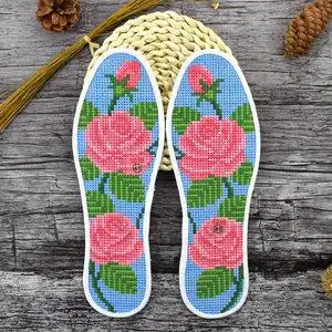 十字绣纯手工纯棉布图片】绣花鞋垫十字绣纯手工纯棉布图片大全_q友网