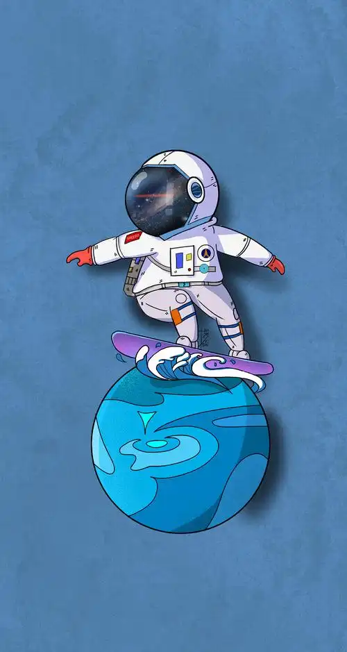 小宇航员系列插画