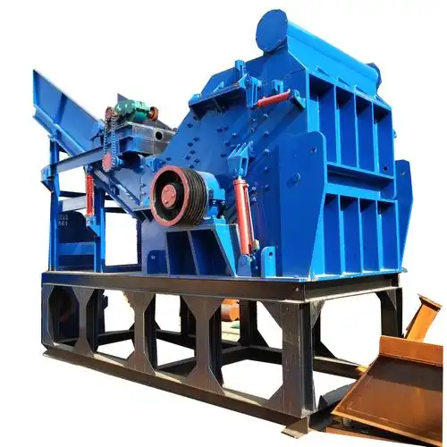 新型废钢废旧金属粉碎机 铁皮杂料金属破碎机 自行车外壳破碎机 大型