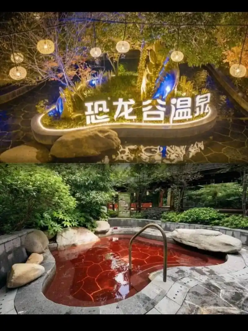"史前主题"「恐龙谷温泉」纵享40余个汤池! - 抖音