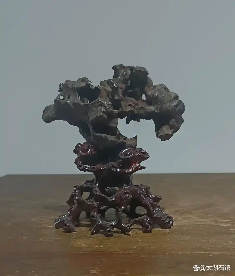 太湖石太湖水石茶台茶桌案几禅意精品小摆件