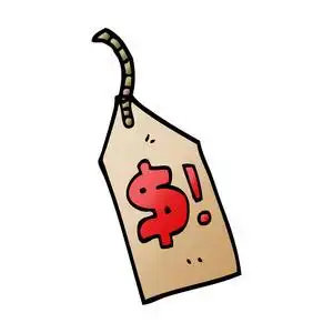 卡通涂鸦价格标签图片